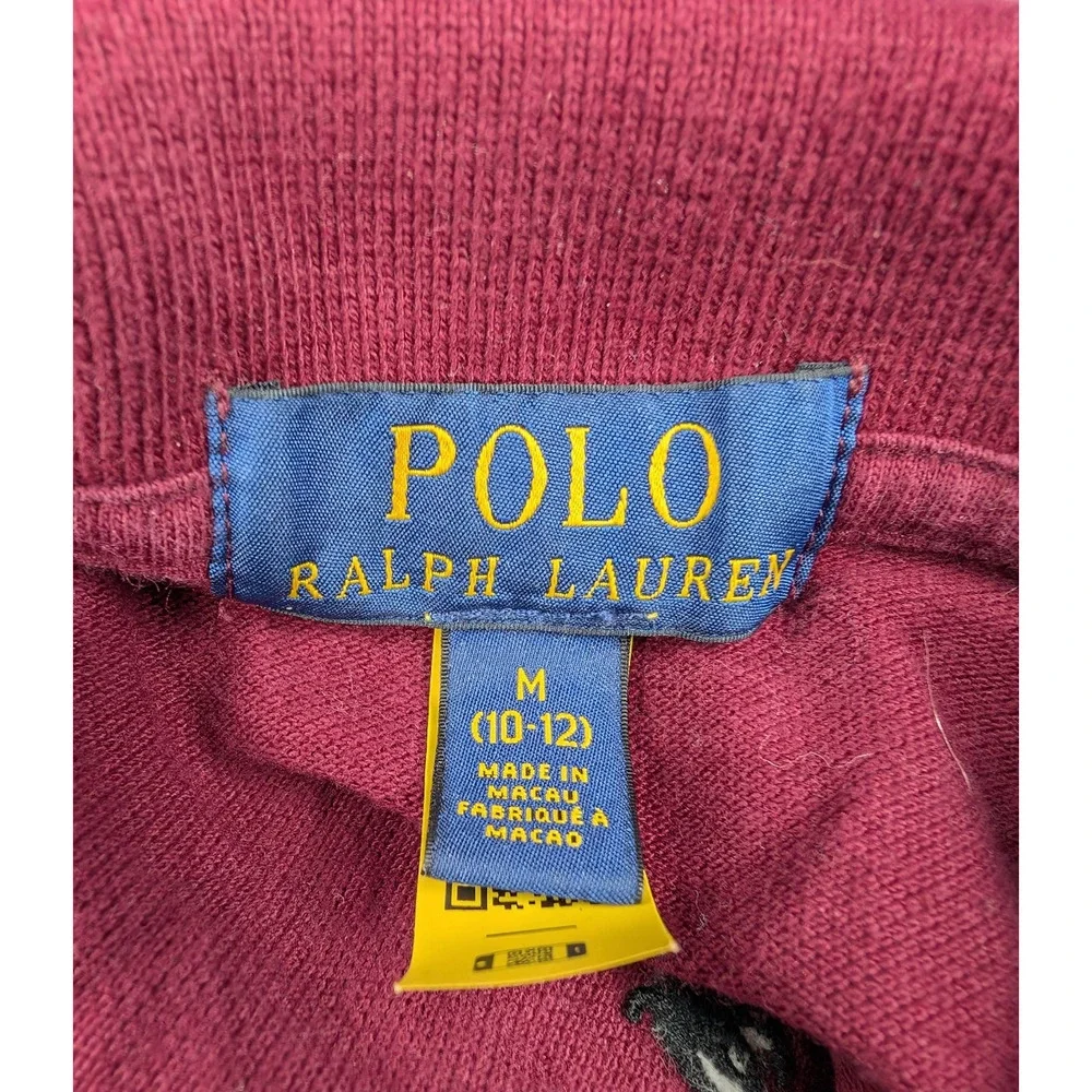Polo Ralph Lauren Top Lot Kids Boys Medium Preppy Classic Shirts 1/4 Zip Cotton